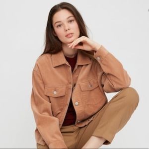 UNIQLO Relaxed Courduroy Jacket Pink Size Large